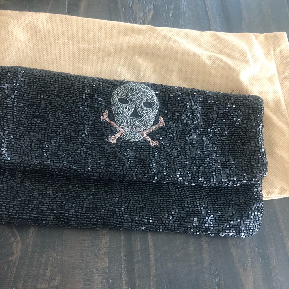 Beautiful hand beaded evening clutch
